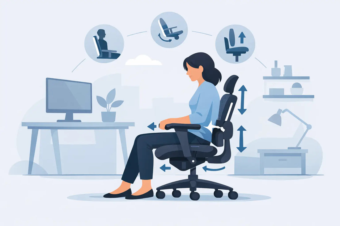 Come regolare una sedia ergonomica bene