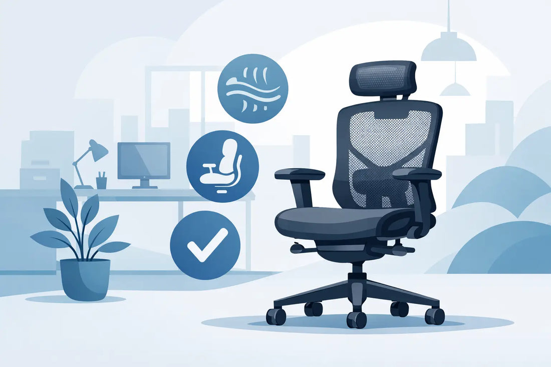Sedia ufficio mesh traspirante: come sceglierla